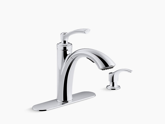 K R29670 Sd Linwood Kitchen Faucet With Soap Lotion Dispenser